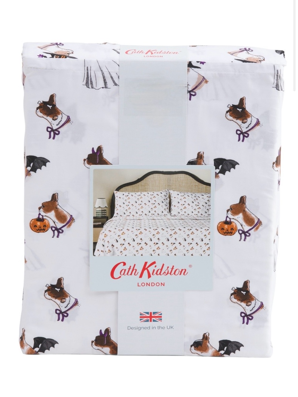 Cath Kidston London Spooky FULL Dog Print Sheet Set